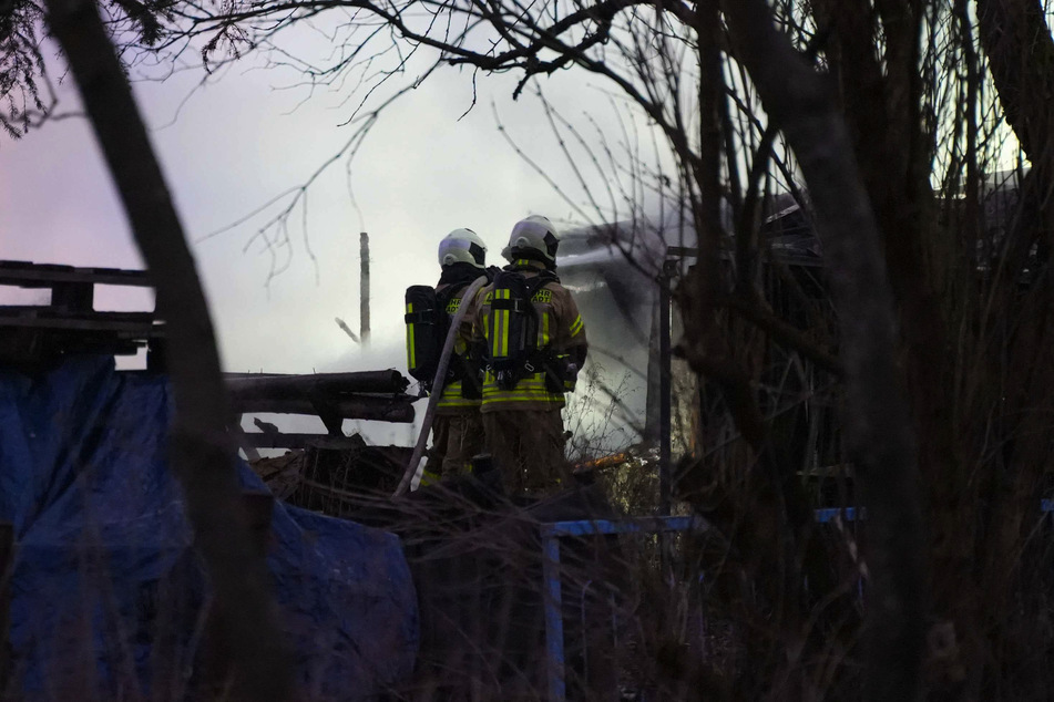 Die Einsatzkräfte der Feuerwehr konnten eine Ausweitung des Feuers verhindern.