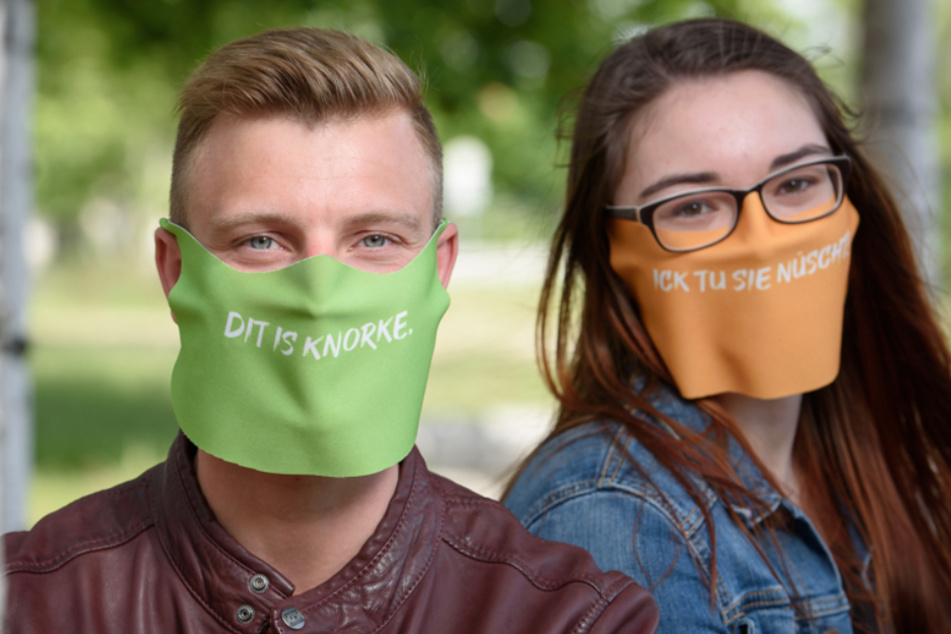 Fallen auf: Die Masken des DDV-Onlineshops sind in vielen Farben verfügbar.