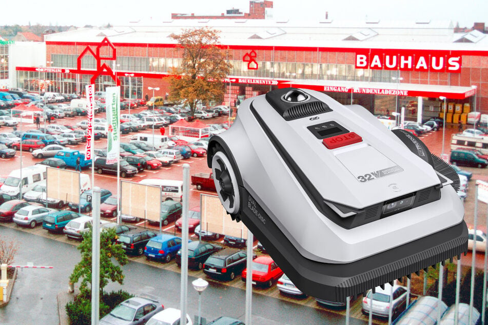 Bei BAUHAUS sind Mähroboter gerade im Angebot