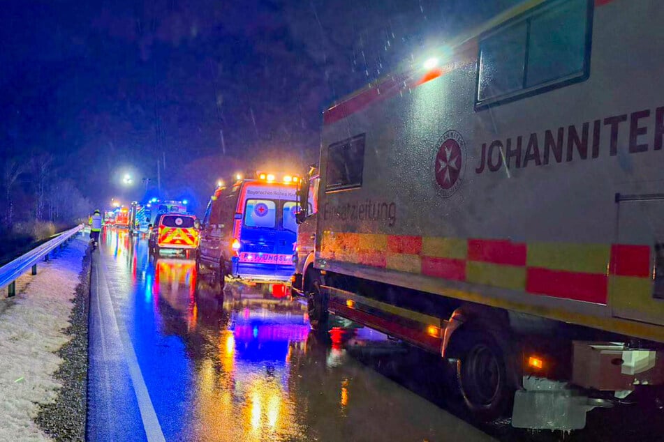 Die B12 war für vier Stunden komplett gesperrt.