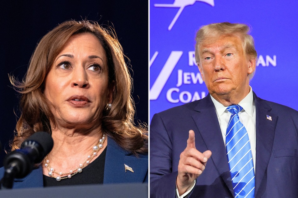 In a recent interview, Donald Trump (r.) said he was prepared to debate Kamala Harris if she is chosen to be the Democratic presidential candidate.