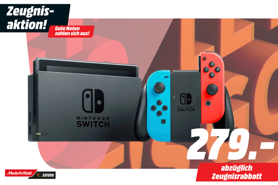 Nintendo Switch für 279 Euro.