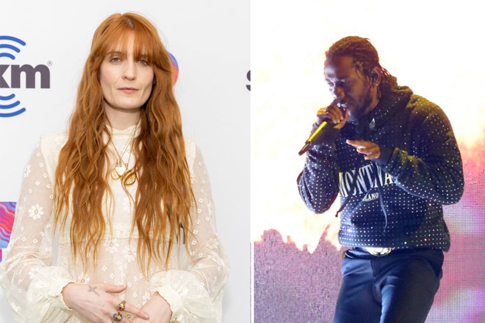 Florence + The Machine (l.) and Kendrick Lamar have new respective albums dropping Friday.