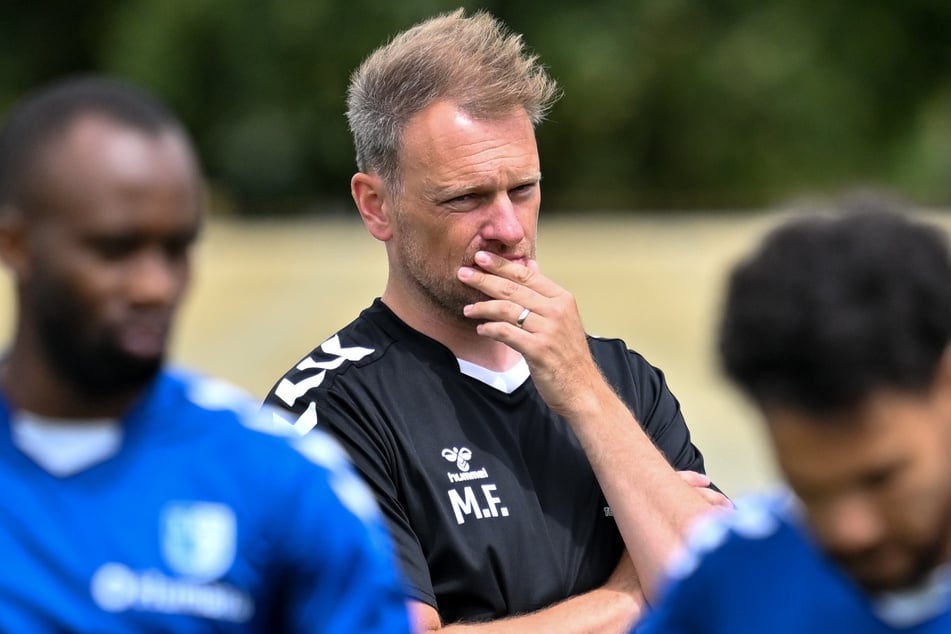 FCM-Trainer Markus Fiedler (39) startet mit Selbstvertrauen in die neue Fußball-Saison.