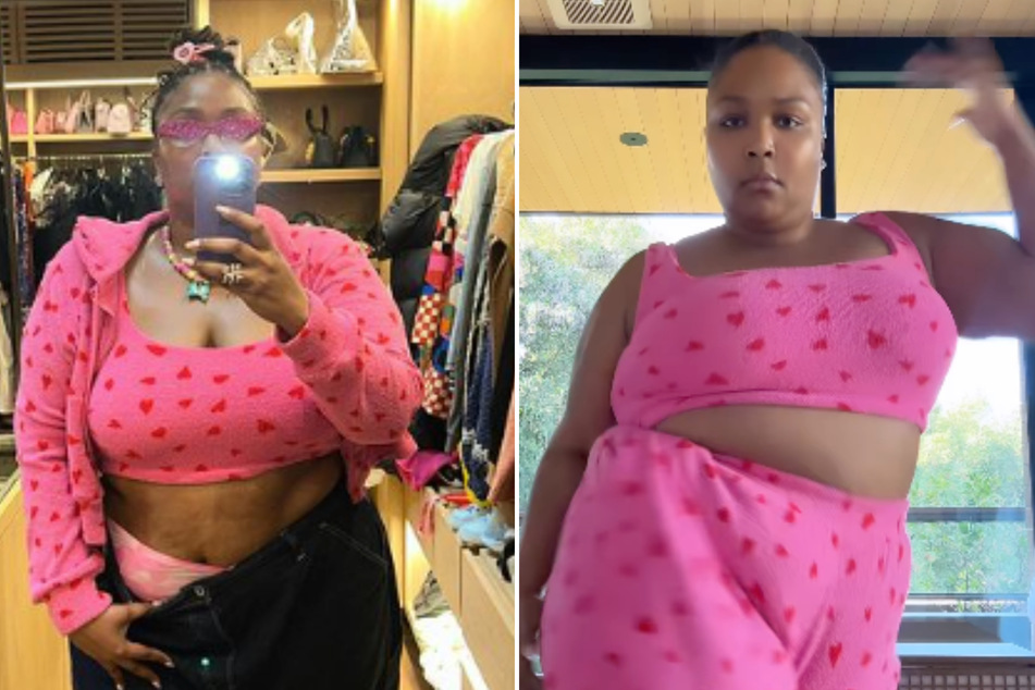 Lizzo's "Actin' skinny" and Instagram users are here for it!