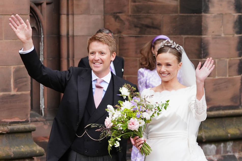 Hugh Grosvenor (34) and his wife Olivia (32) tied the knot in June.