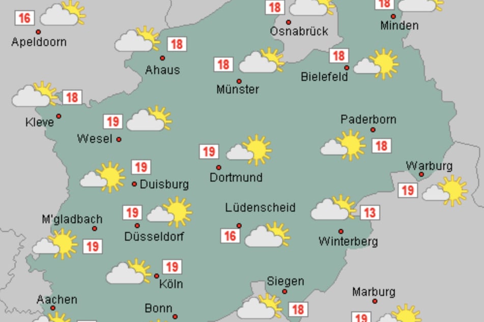 Für den Donnerstag ist in NRW ein trockener Mix aus Sonne und Wolken angesagt. Es ist aber vor allem nachts noch ziemlich frisch für die Jahreszeit.