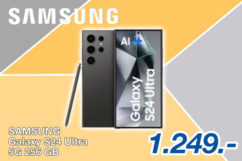 Das Samsung Galaxy S24 Ultra 5G für 1.249 Euro.