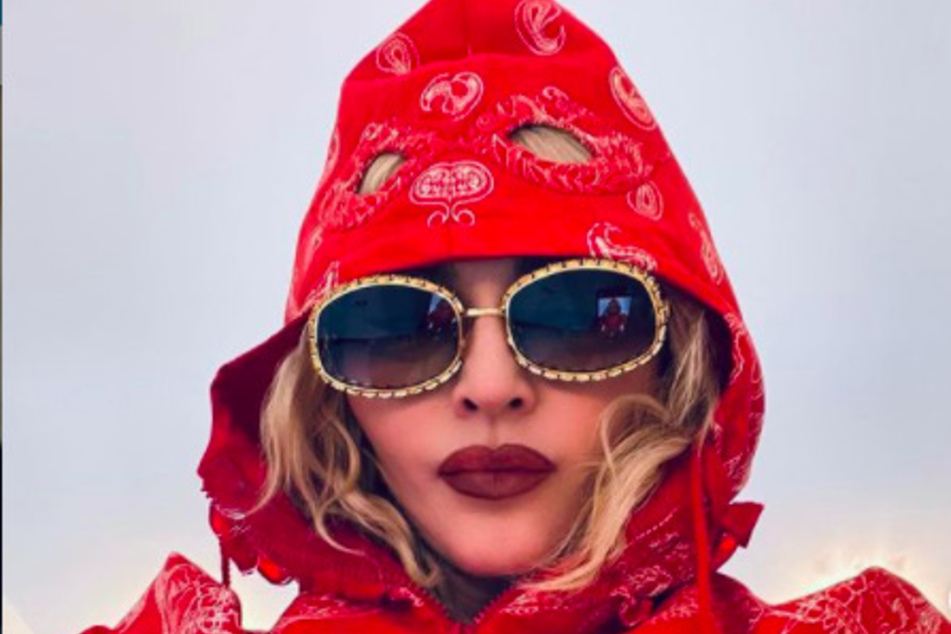 Madonna shared a recent selfie on Instagram.