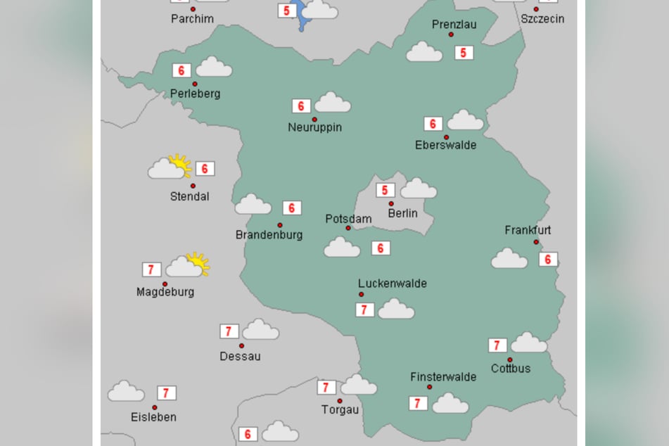 Am Samstag wird es in der Hauptstadtregion nicht wärmer als sieben Grad.