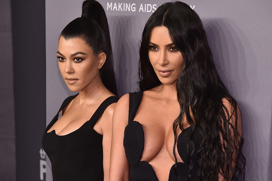 Kim Kardashian (r) revealed that season 3 of The Kardashians was the "most emotional" to film amid the spotlight on her feud with Kourtney Kardashian.