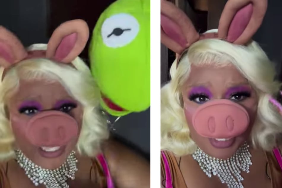 Lizzo seals the Halloween deal with WAP Miss Piggy costume