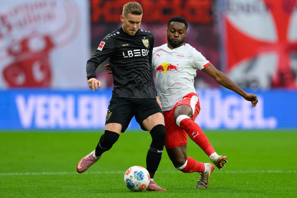RB Leipzig und der VfB Stuttgart brauchten keine Aufwärmphase, waren stattdessen sofort im Spiel.