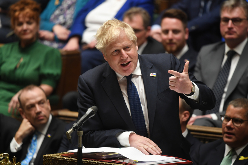 Boris Johnson bei der wöchentlichen Fragestunde "Prime Minister's Questions" im Unterhaus.