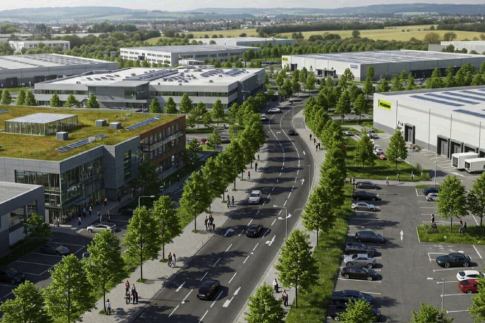 Wird der Innovationscampus Rabenstein einmal so aussehen? (Visualisierung)