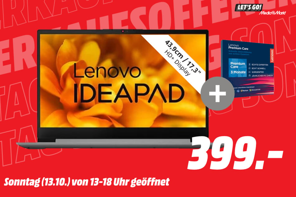 Lenovo-Notebook für 399 Euro.