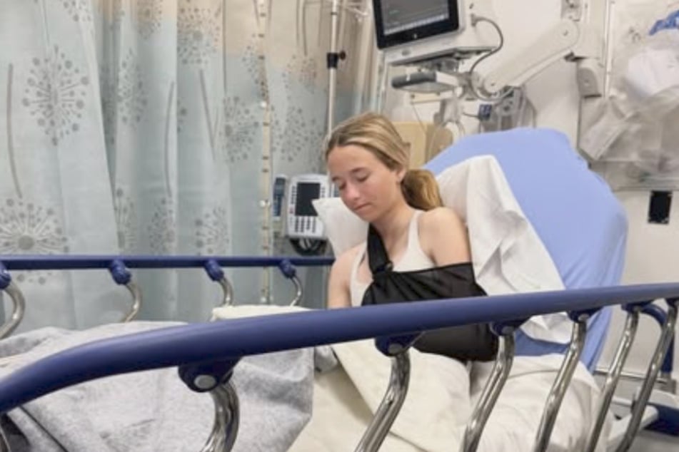 Grace Wahlberg (15) verletzte sich beim Reiten und brach sich dabei das Schlüsselbein.