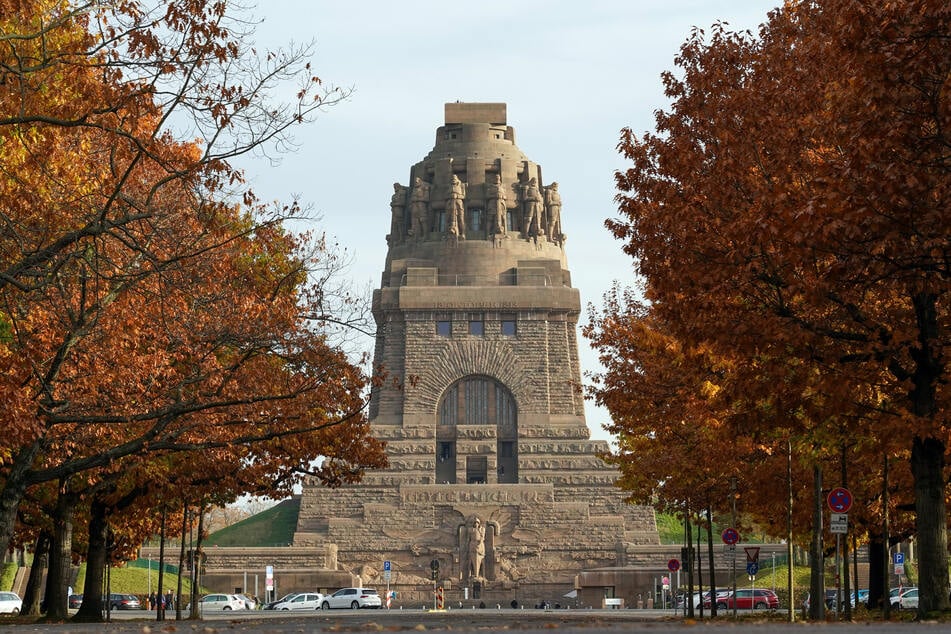 Im Völkerschlachtdenkmal findet am Sonntag eine Gedenkveranstaltung für die zahlreichen Opfer statt. (Archivbild)