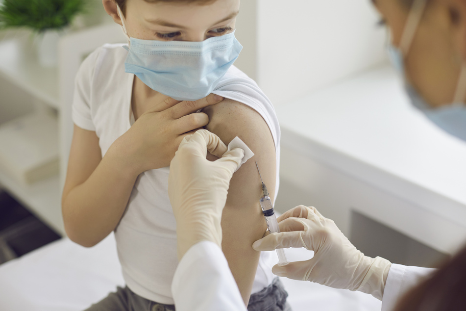 The CDC is encouraging children to get vaccinated against Covid-19 as the new school year begins (stock image).