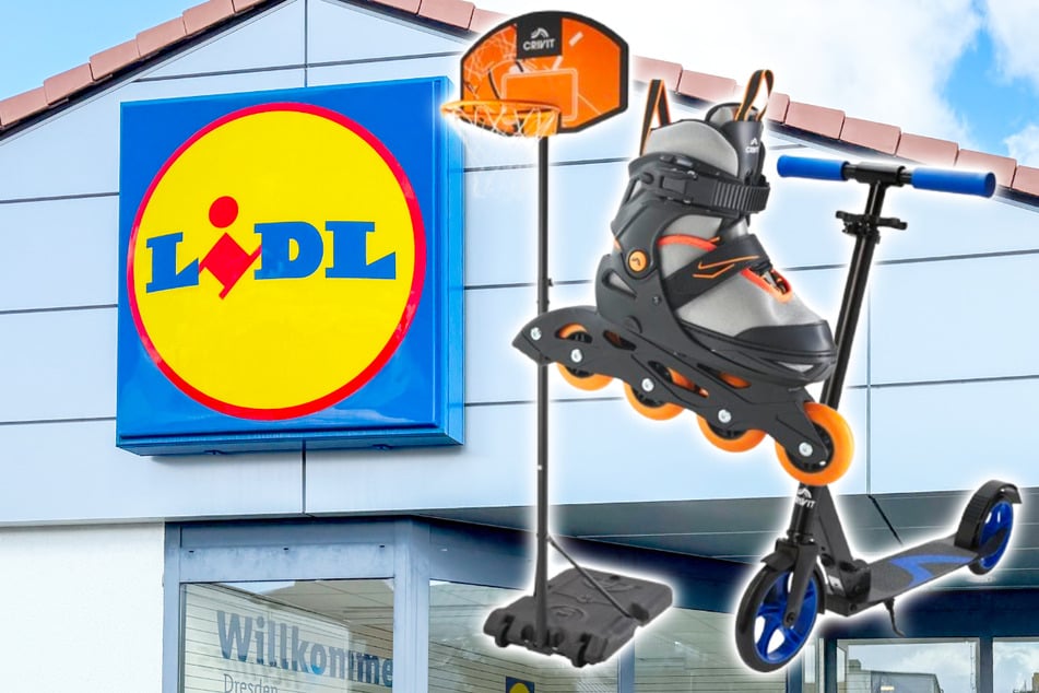 Lidl verkauft ab Montag (23.3.) coole Inliner, Scooter und Basketballkörbe