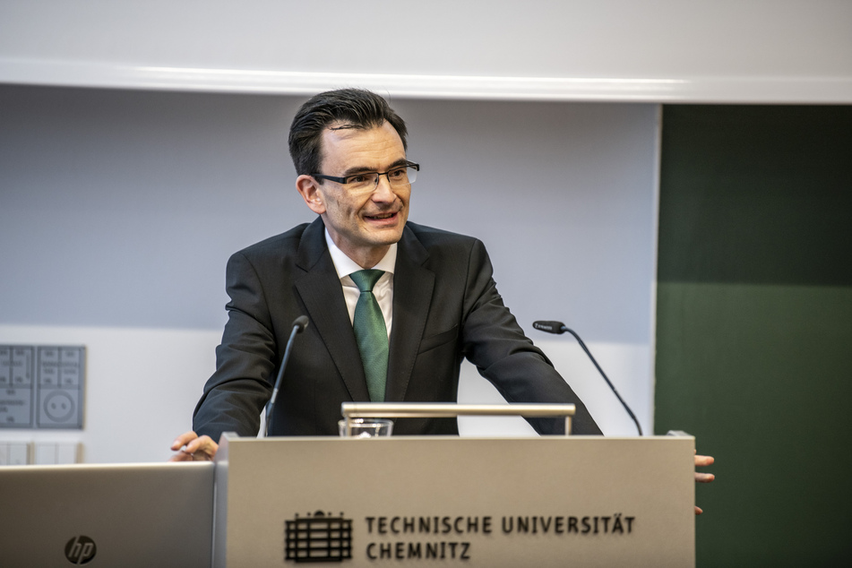 Gerd Strohmeier (44), Rektor der Technischen Universität Chemnitz.