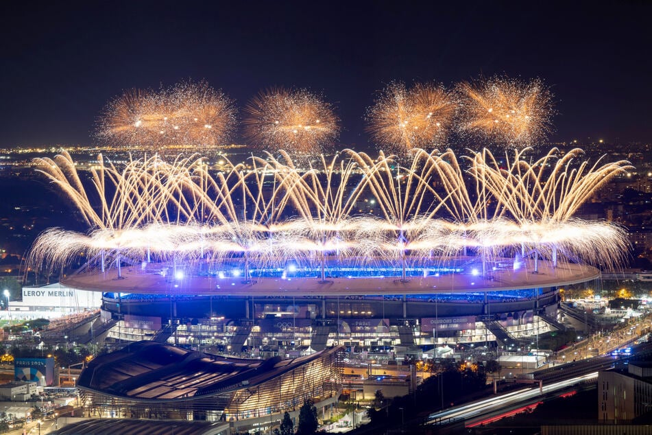 Mit einem Feuerwerk im Stade de France endeten die Olympischen Spiele 2024.