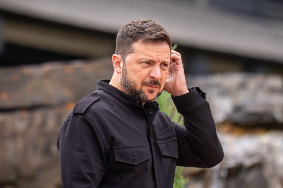 Der Präsident der Ukraine Wolodymyr Selenskyj (47).