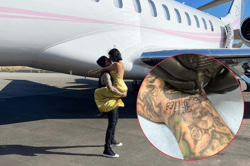 Travis Barker gets heartwarming tribute tattoo for Kourtney Kardashian