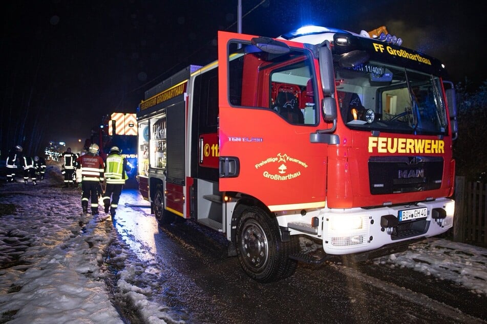 Bei dem Einsatz waren mehrere Feuerwehren aus der Umgebung im Einsatz.