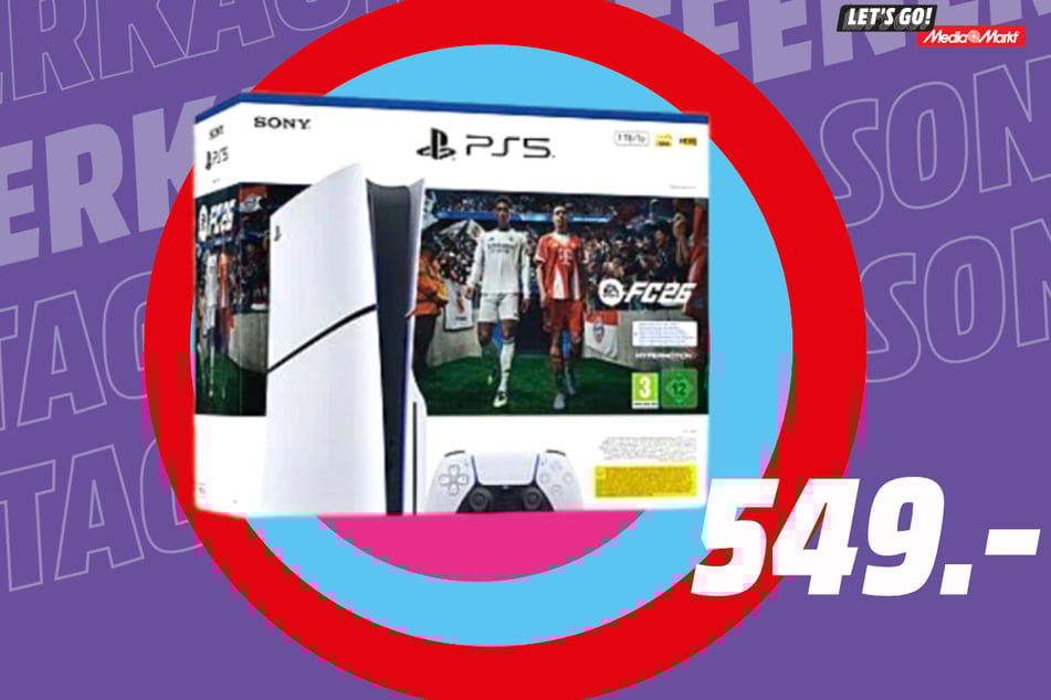 Sony PlayStation 5 + FC 26 für 549 Euro.