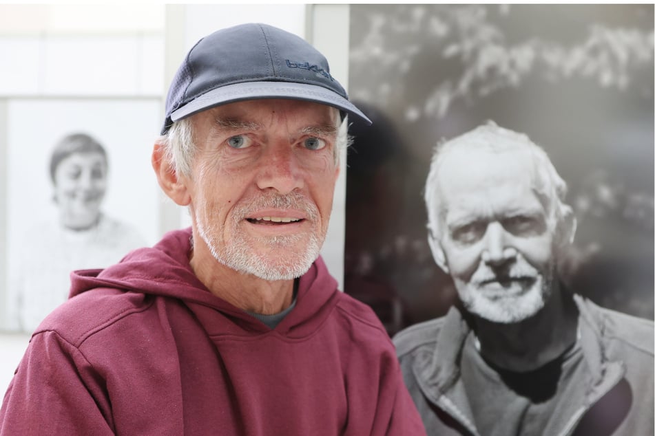 Der Obdachlose Matthias Gebhardt (60) ist Teil der Ausstellung unter der Bahnhofskuppel.