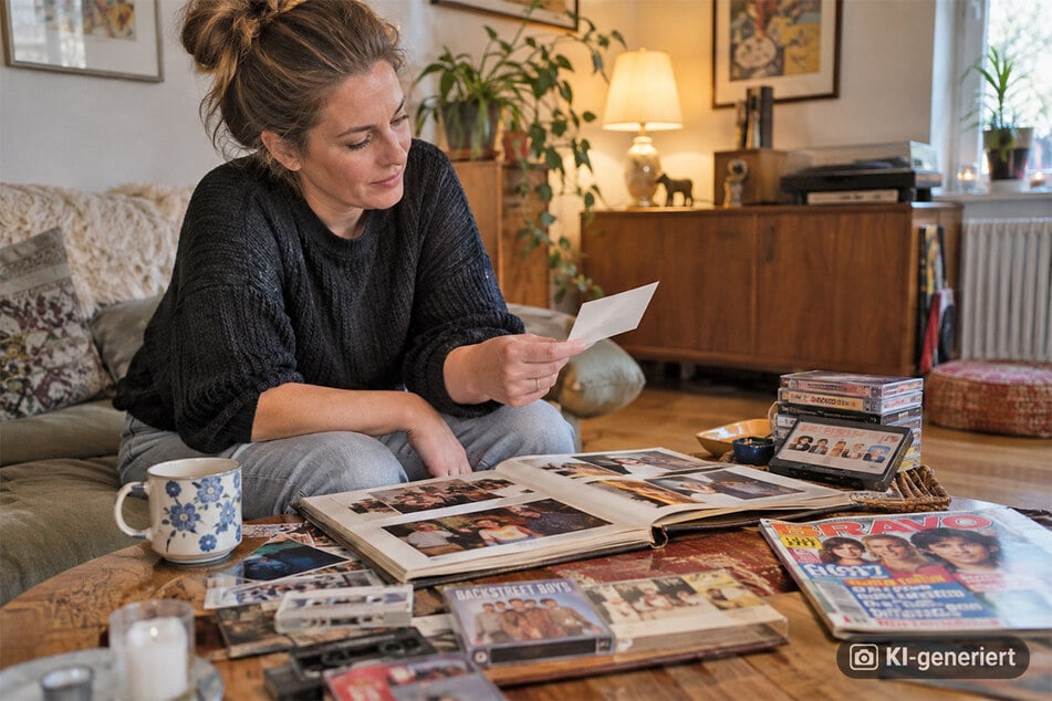 Der Blick ins Fotoalbum weckt Erinnerungen an eine Zeit, in der Familie, und Begegnungen eine größere Rolle spielten.