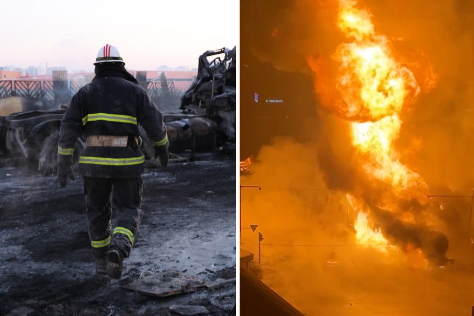 Feuerball verwüstet Hauptstadt: Gas-Truck explodiert - Tote und Verletzte