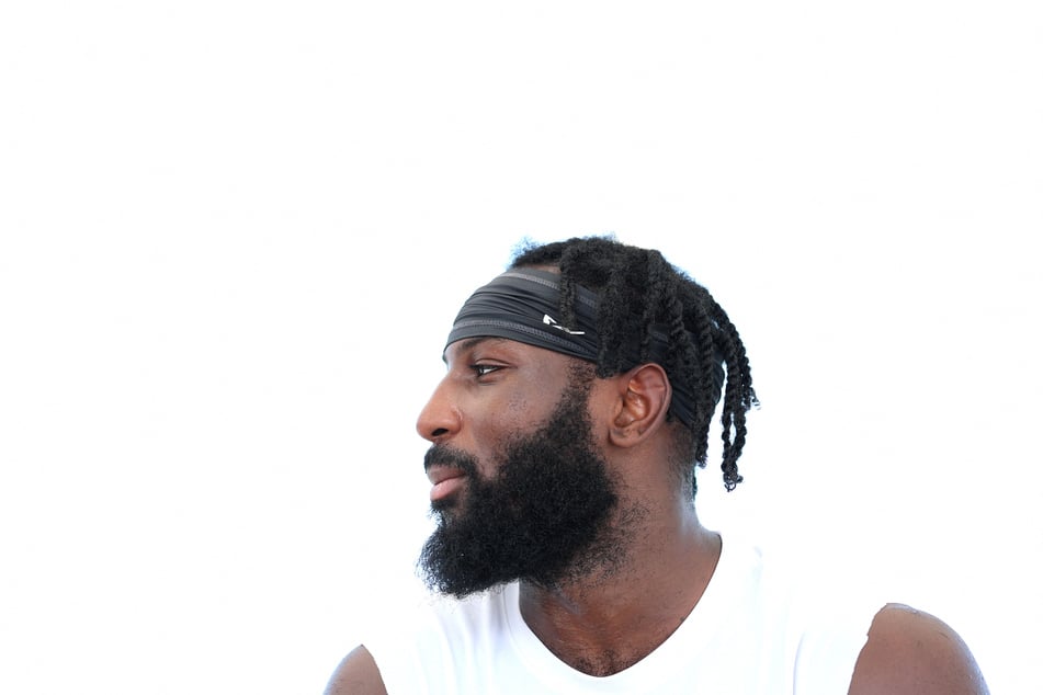 Kris Boyd of the New York Jets talks to the media during training camp at Atlantic Health Jets Training Center on July 28, 2025, in Florham Park, New Jersey.