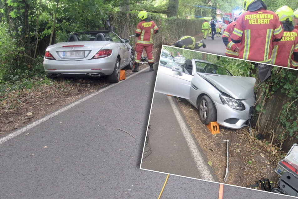 Sturzbetrunken gegen Zaun gerast: 30-Jährige verursacht schweren Unfall im Mercedes