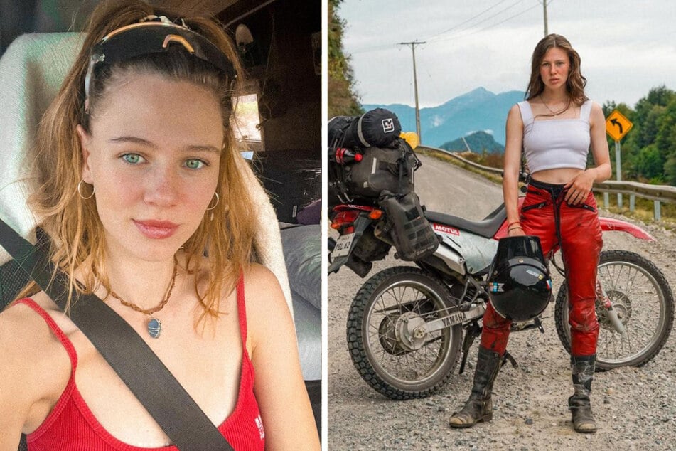 Seit ihrem 19. Lebensjahr reist Ann-Kathrin Bendixen (24) alias "Affe auf Bike" mit ihrem Motorrad um die Welt.