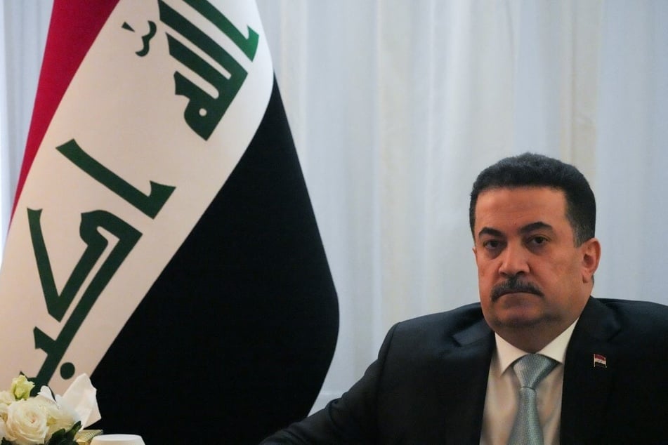 Iraqi Prime Minister Mohammed Shia al-Sudani looks on before a meeting with US Secretary of State Antony Blinken in New York City on September 23, 2024.