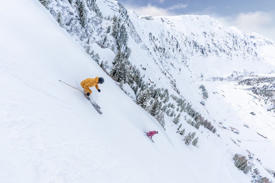 Wer sich hier hinunter traut, muss sich seines Könnens bewusst sein. Ein Fehler und die gesamte Abfahrt ist hinüber.