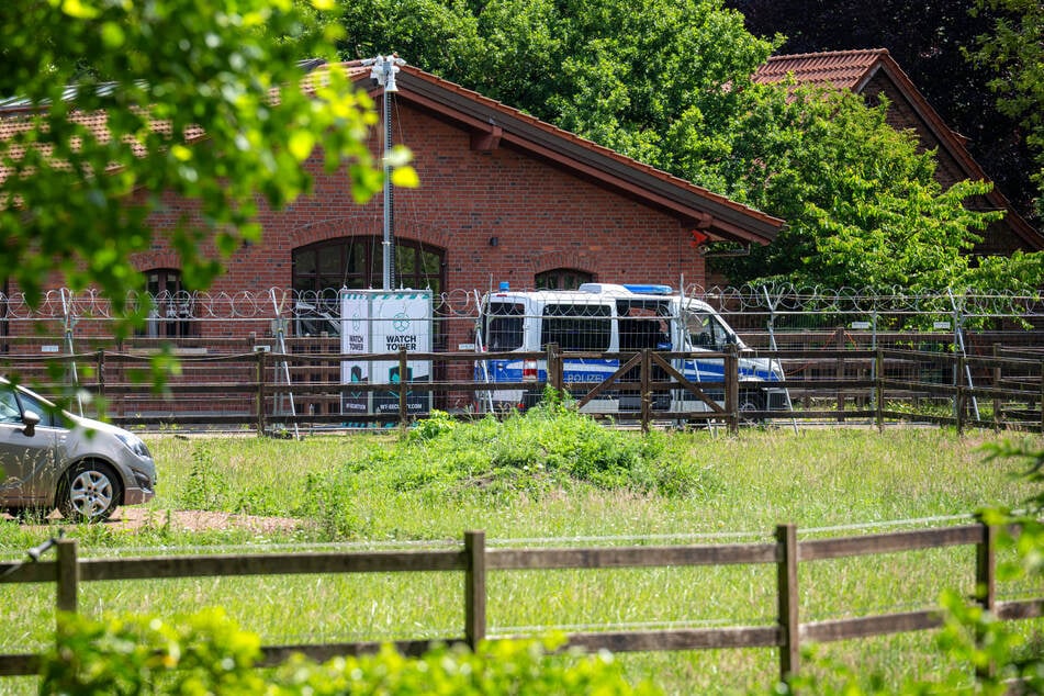 In dieser Halle wird der Prozess seit Mittwoch fortgesetzt.