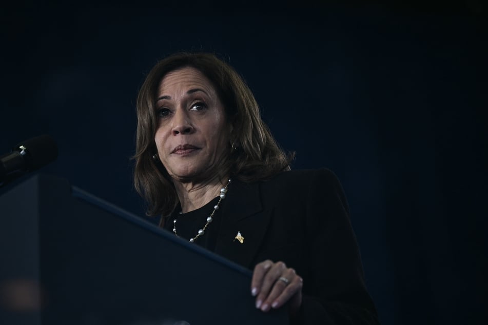 Democratic presidential nominee Kamala Harris (pictured) sought to distance herself Wednesday from comments by President Joe Biden appearing to refer to Republican Donald Trump's supporters as "garbage."