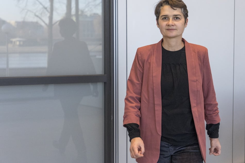 Daniela Kolbe (45) vom DGB Sachsen fordert Gleichbereichtigung für Sachsen bei den "Feiertagskosten".