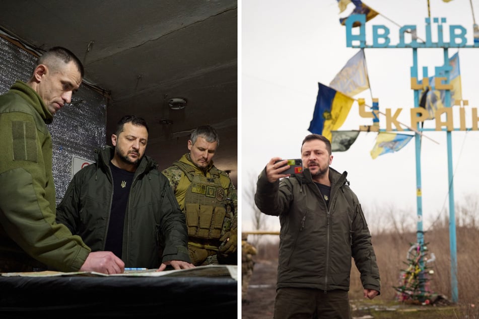 Ukraine-Krieg: Selenskyj auf gefährlichem Frontbesuch