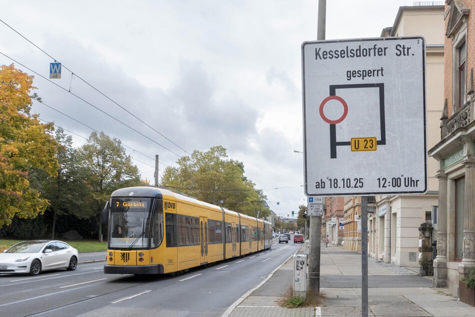 Havarien sollen ein Ende haben: Trinkwasserleitung auf der Kesselsdorfer wird erneuert