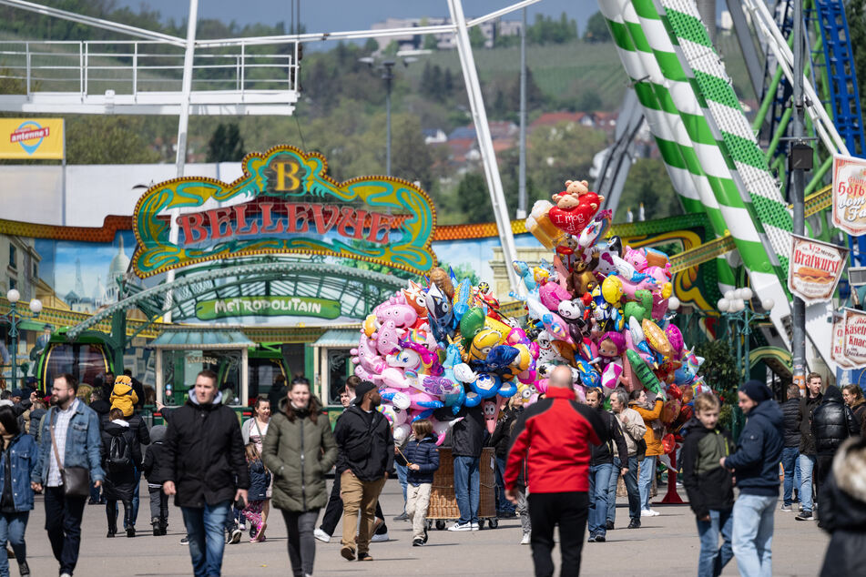 Das Stuttgarter Frühlingsfest läuft noch bis zum 12. Mai.