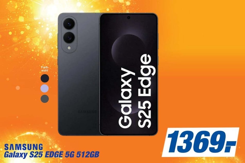 Samsung Galaxy S25 Edge (512 GB) für 1.369 Euro.
