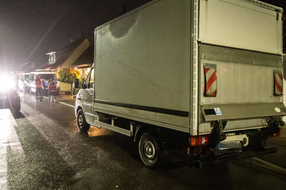 Mit diesem Lastwagen wurden wohl Waffen abtransportiert.
