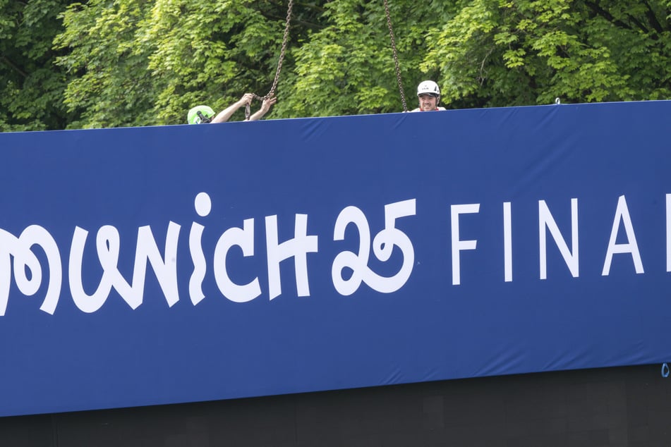 Die Arbeiten laufen auf Hochtouren.