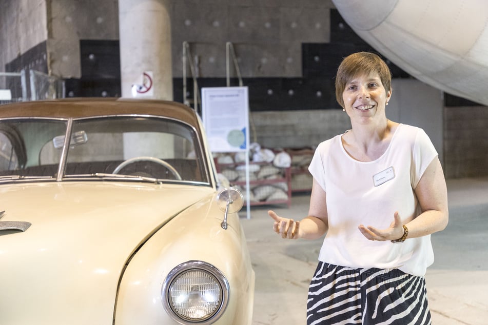 Maria Niklaus (33) leitet den Sammlungsbereich Straßenverkehr im Verkehrsmuseum.