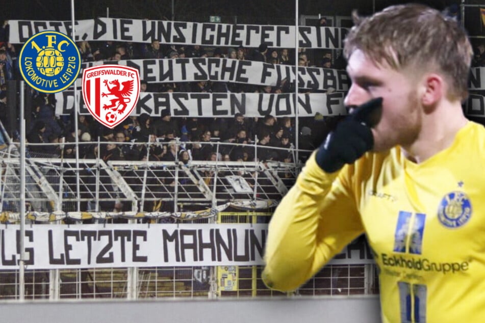 Maderer-Party im Bruno-Plache-Eisschrank: Lok-Leipzig-Fans mit Chemie-Seitenhieb!