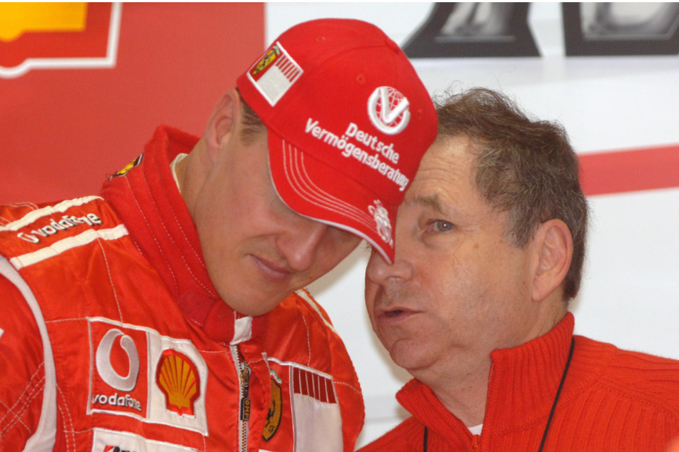 Zwischen 2000 und 2004 holten Michael Schumacher und sein Freund und Ex-Teamchef Jean Todt fünf WM-Titel nach Maranello.